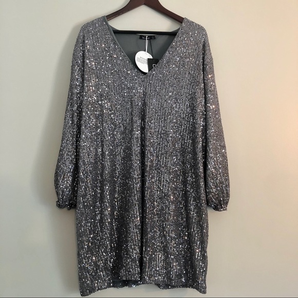 Boohoo Sequin Dress Size 12 - Picture 1 of 6